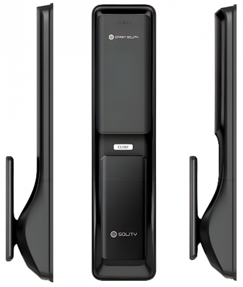 ЭЛЕКТРОННЫЙ ДВЕРНОЙ ЗАМОК SOLITY GP-6000BAK BLACK С FACE ID