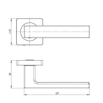 РУЧКА РАЗДЕЛЬНАЯ OPTIMA JK GR-23 ГРАФИТ