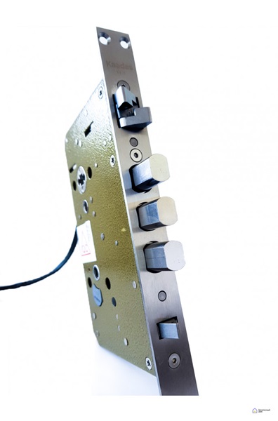 ВРЕЗНОЙ ЭЛЕКТРОННЫЙ ДВЕРНОЙ ЗАМОК KAADAS K9-5W BLACK С ОТПЕЧАТКОМ ПАЛЬЦА